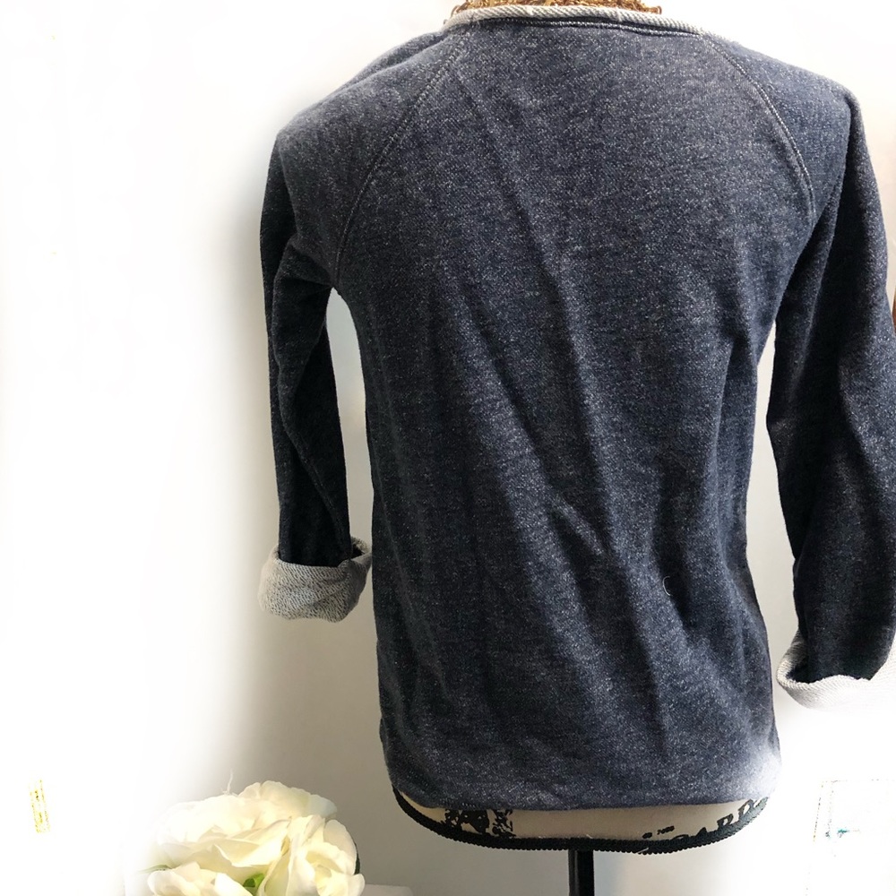 Ann Klein Denim studded sweatshirt - Picture 3 of 3